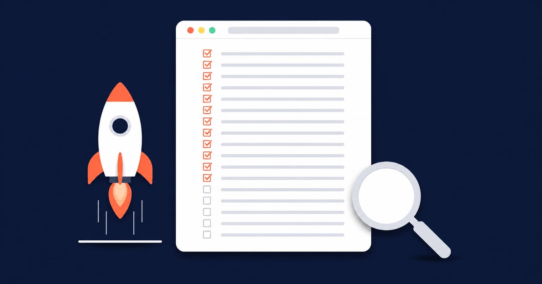 Checklist lancement site web (20 points)